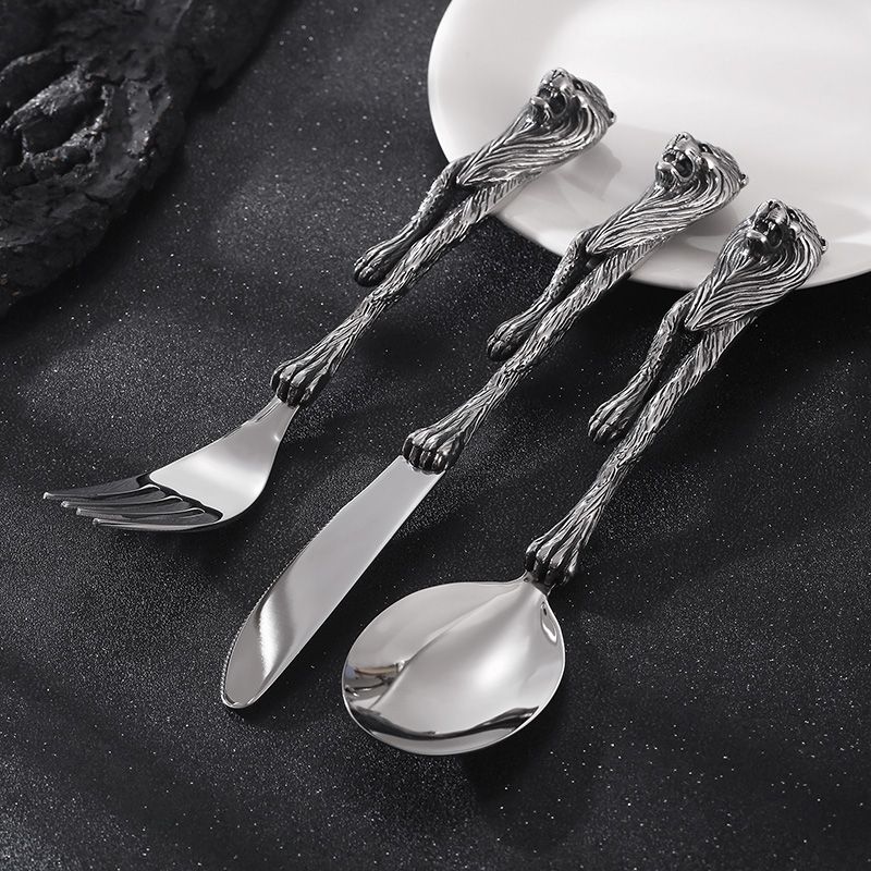 Punk Color Matching Stainless Steel Tableware