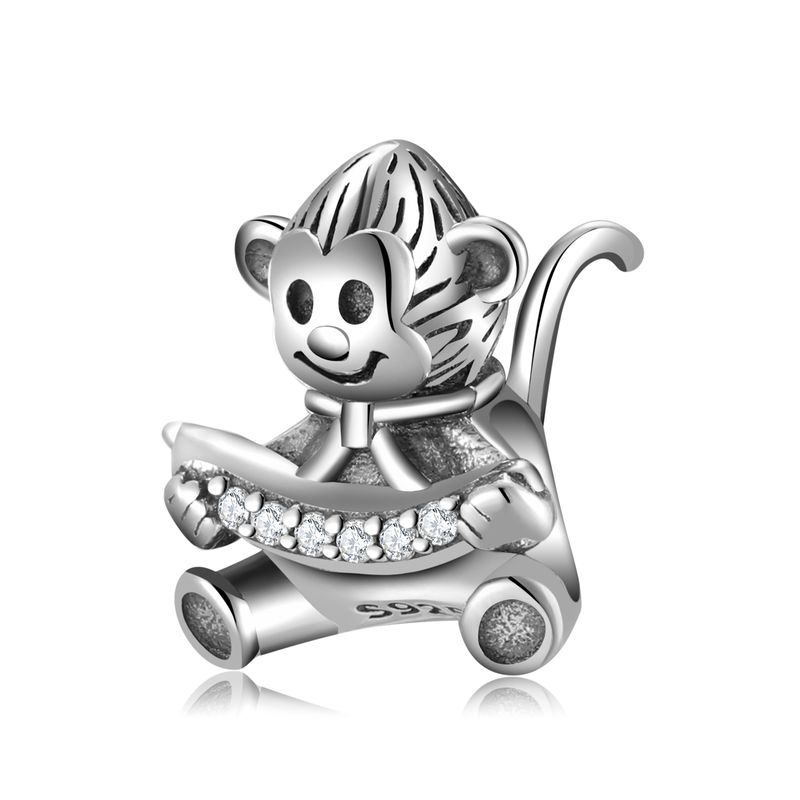 Casual Monkey Sterling Silver Jewelry Accessories