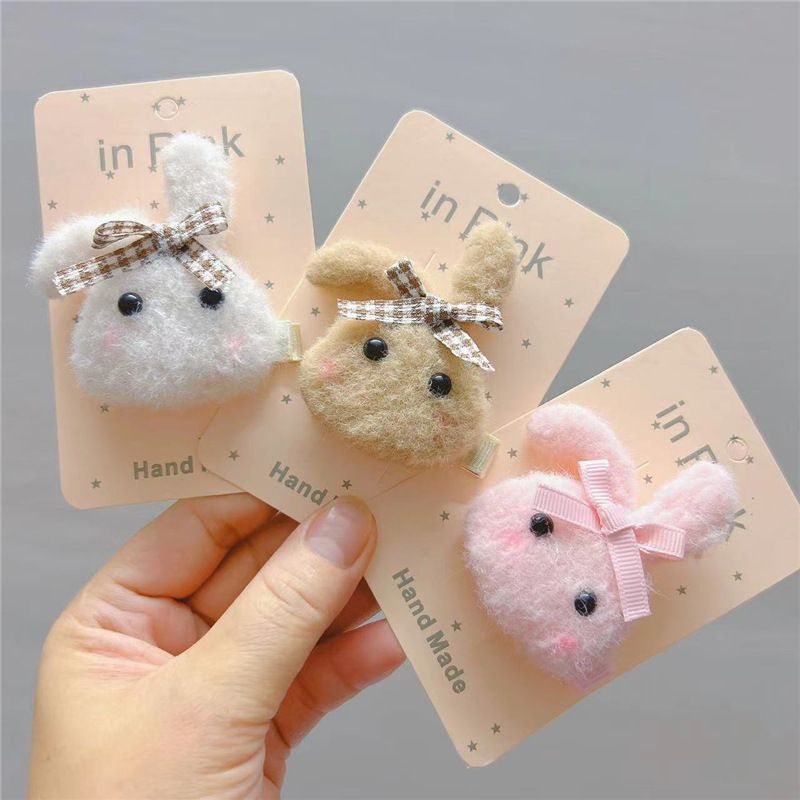 Basic Animal Plush Hair Clip