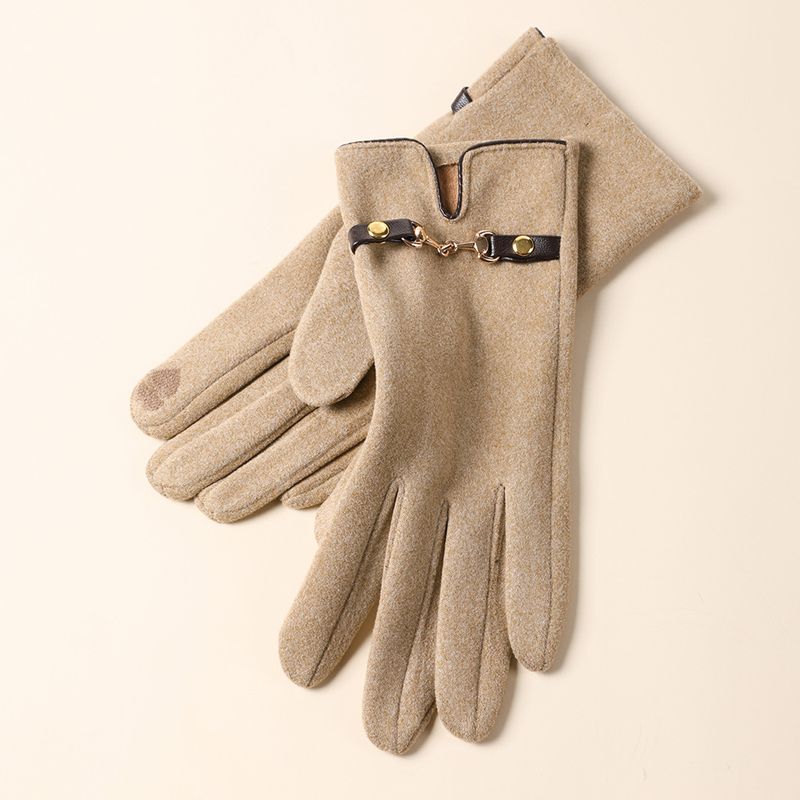 Women's Cute Sweet Solid Color Gloves 1 Pair