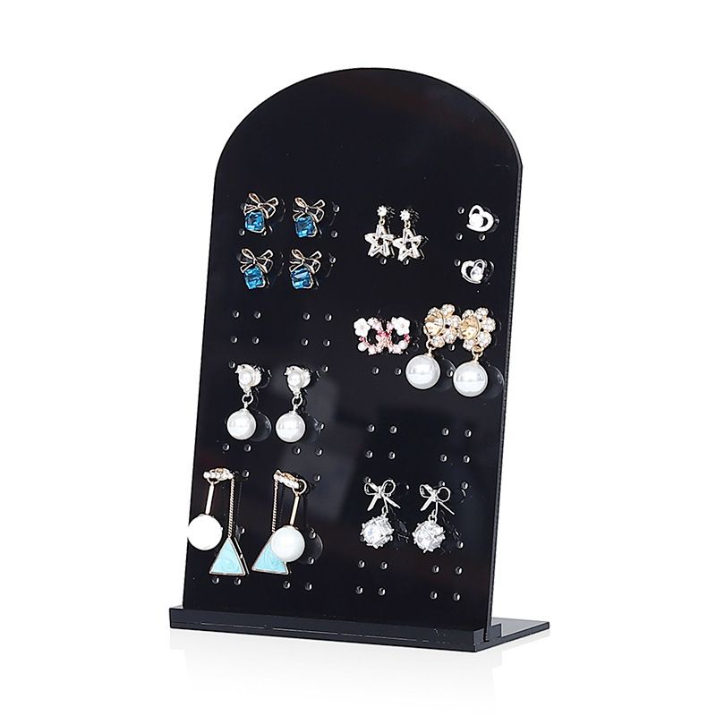 Elegant Artistic Solid Color Arylic Jewelry Rack