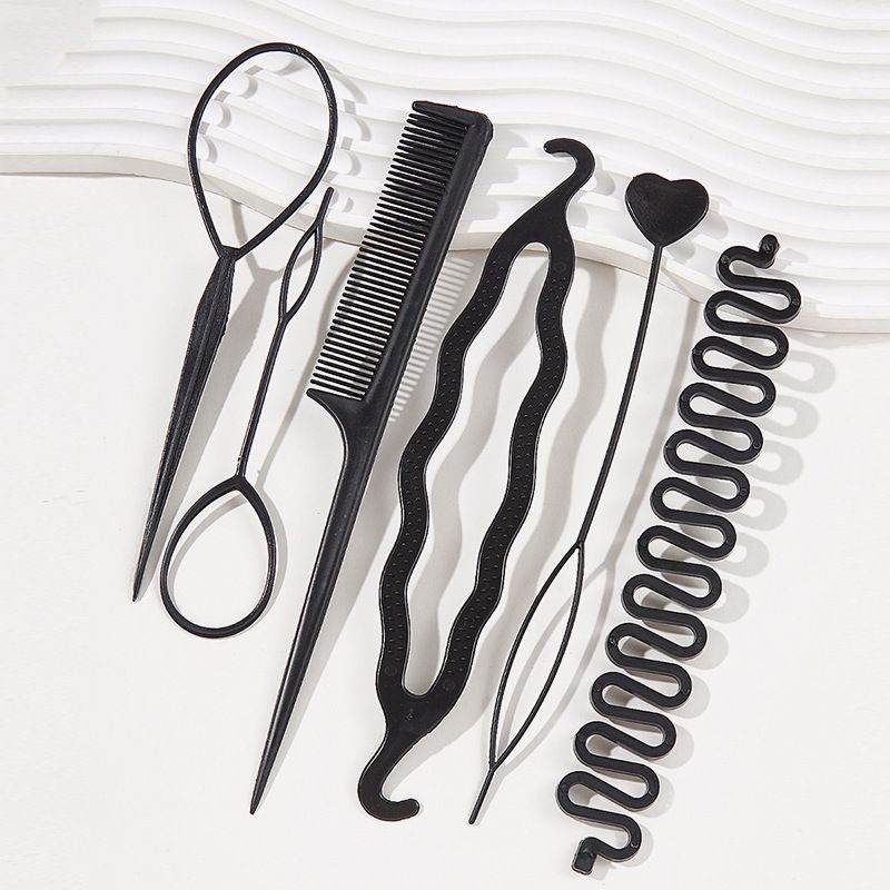 Simple Style Solid Color Plastic Resin Hair Combs Hairpin