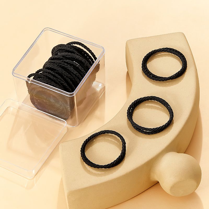 Casual Simple Style Solid Color Solid Color Elastic Band Hair Tie Rubber Band