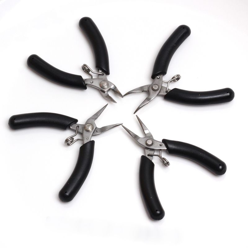 1 Piece Classic Style Solid Color Stainless Steel Pliers
