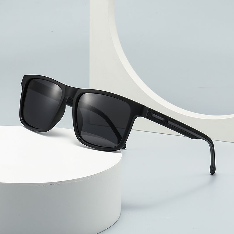 Moderner Stil Einfarbig Pc Quadrat Vollbild Männer Sonnenbrille