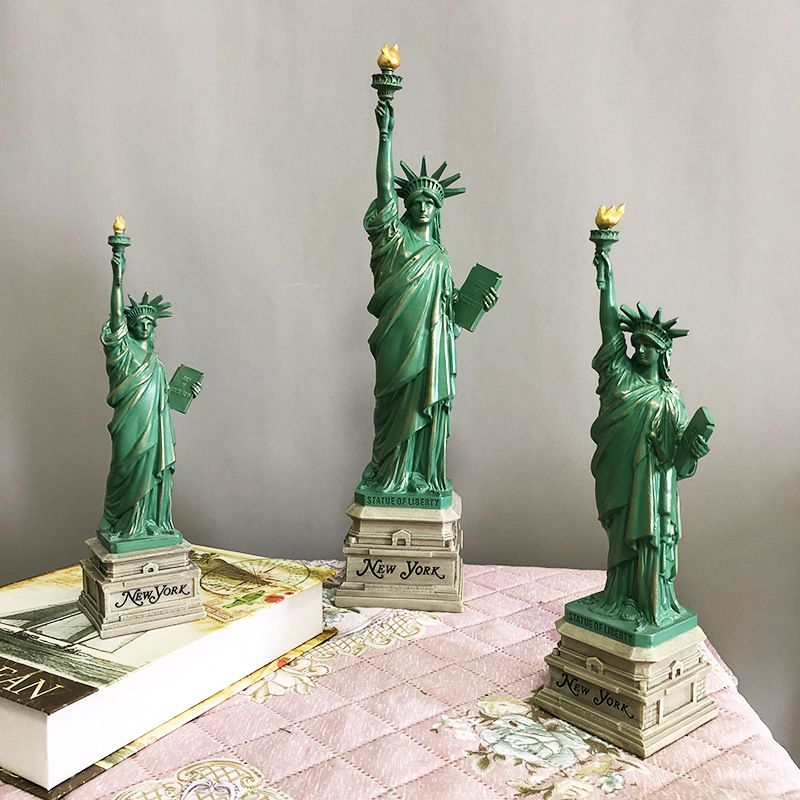 Simple Style Statue Of Liberty Synthetic Resin Ornaments