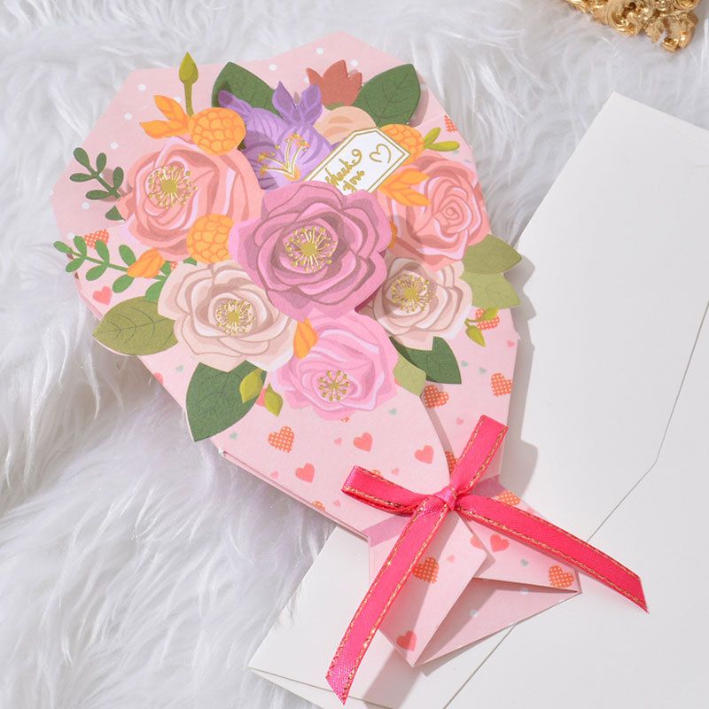 Mother's Day Sweet Flower Paper Casual Daily Date Card