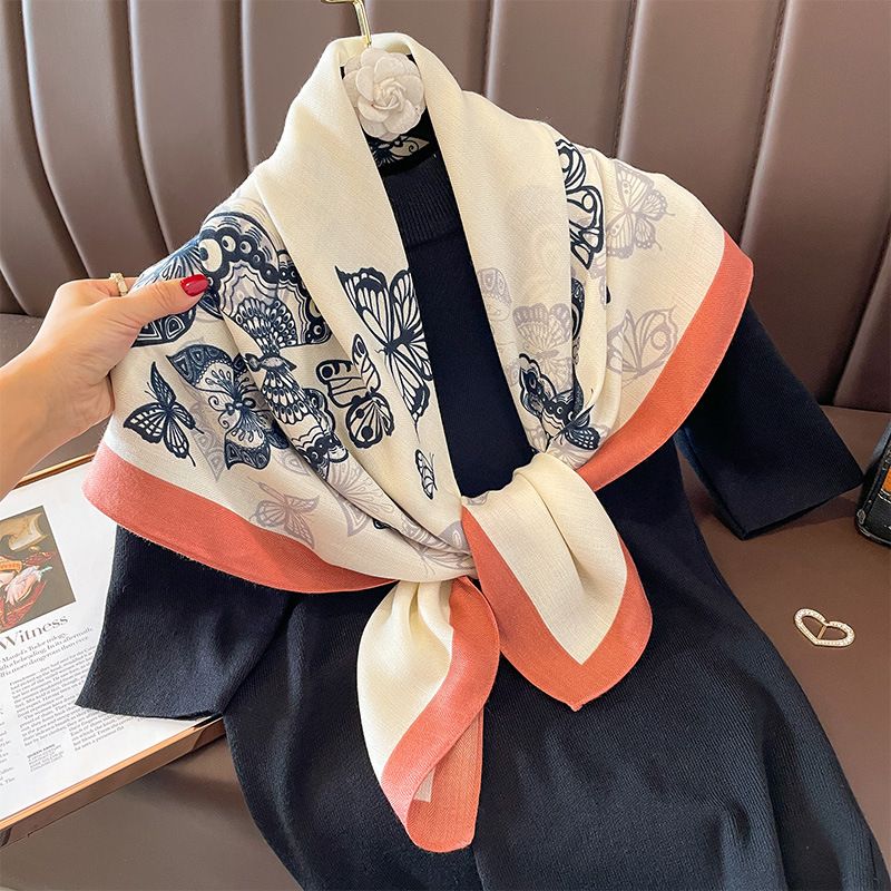 Women's Elegant Simple Style Butterfly Polyester Scarf