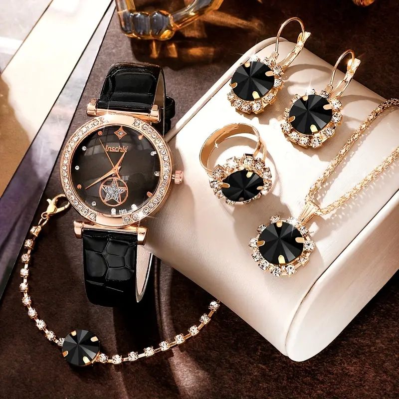 Casual Elegante Estrella Hebilla Cuarzo Relojes De Mujer