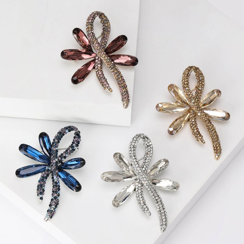 Lady Bow Knot Alloy Inlay Rhinestones Women's Brooches