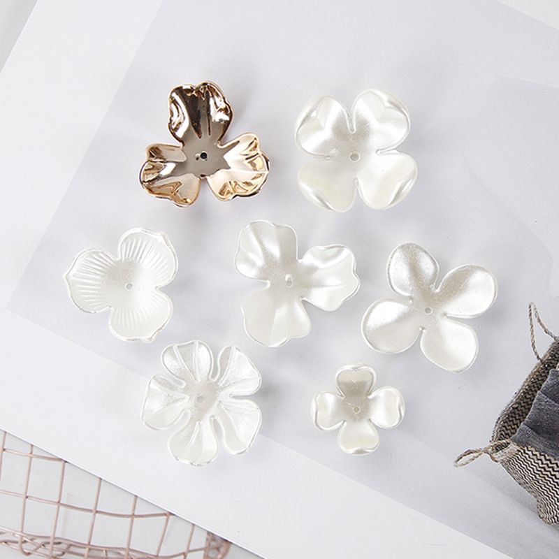 10 Stück/Paket Imitation Shell Blume Einfacher Stil