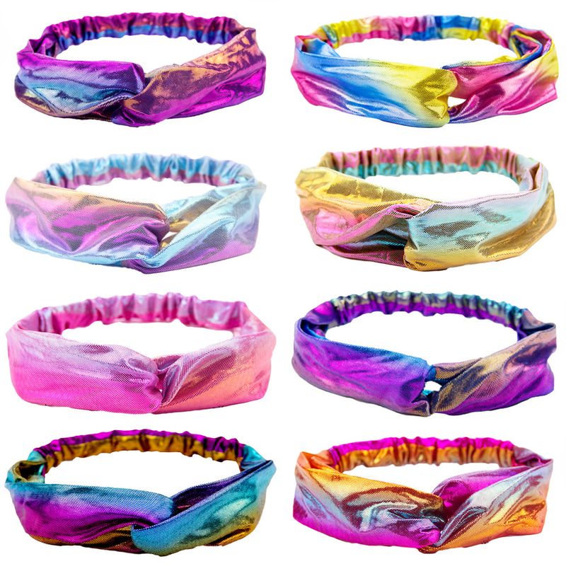 Women's Streetwear Round Colorful Cloth Hair Band
