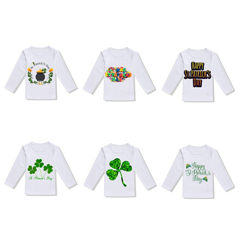 Saint Patrick Pastorale Fleur Coton T-shirts & Chemises