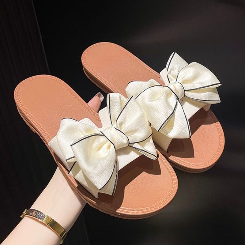 Women's Vintage Style Bow Knot Open Toe One-shaped