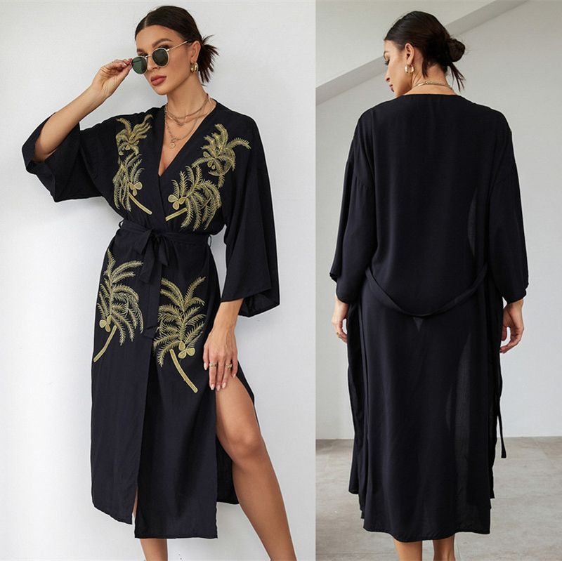 Women's Printing Vacation Classic Style Cover Ups