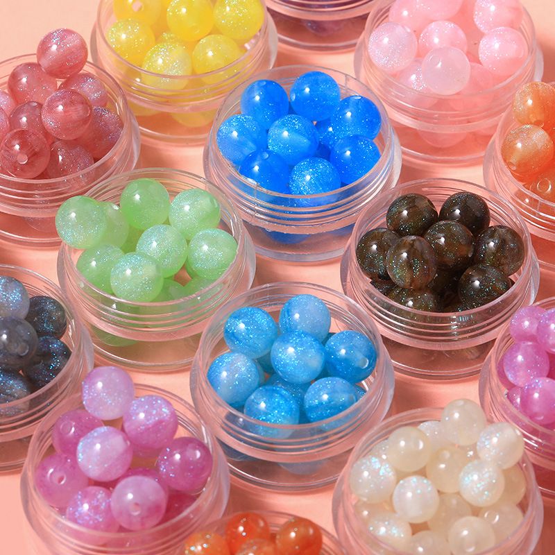 10 Stück/Paket Aryl Farbverlauf Perlen