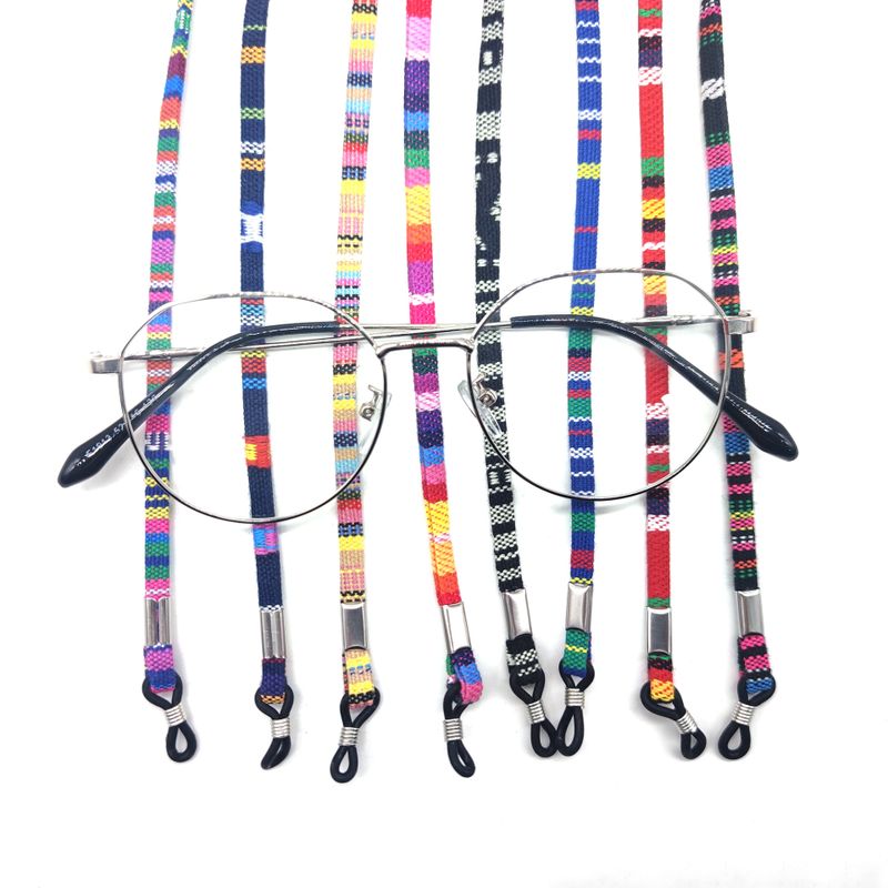 Style Ethnique Coloré Coton Polyester Unisexe Chaîne À Lunettes