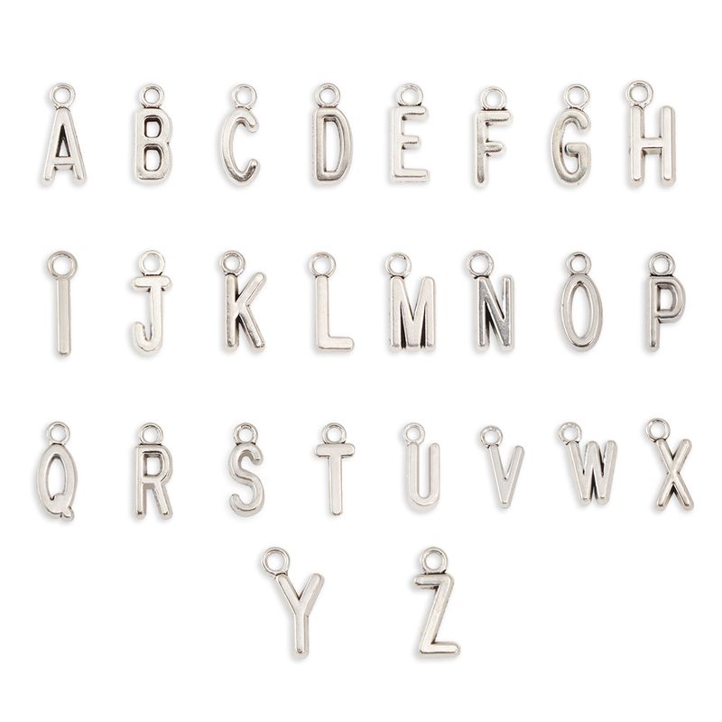 1 Piece Simple Style Letter Alloy Plating Pendant Jewelry Accessories