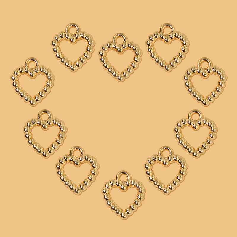 1 قطعة أسلوب بسيط شكل القلب سبيكة تصفيح قلادة اكسسوارات المجوهرات