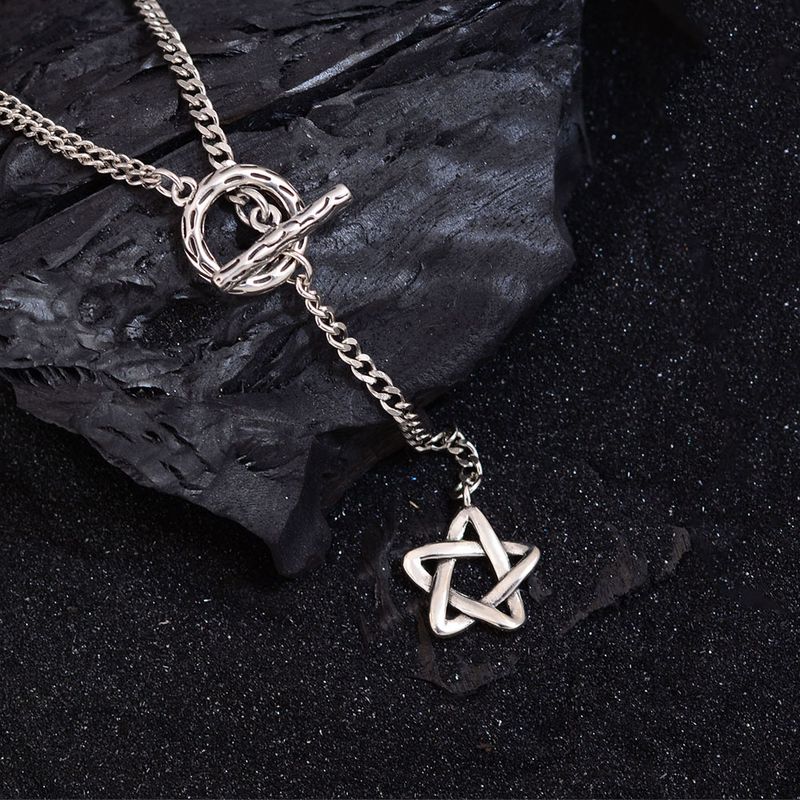 Simple Style Star Copper Pendant Necklace