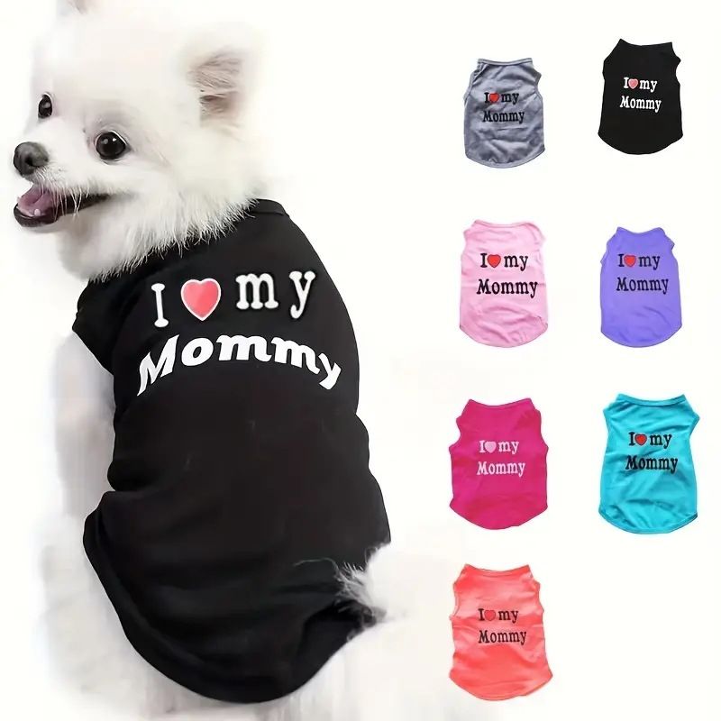 Cute Polyester Letter Pet Clothing