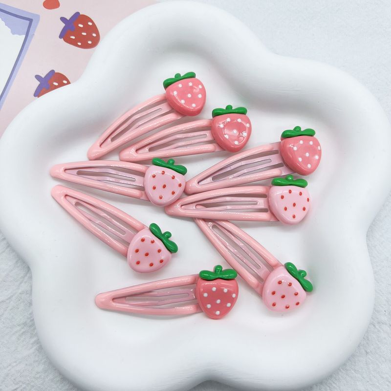 Women's Sweet Strawberry Plastic Hair Clip