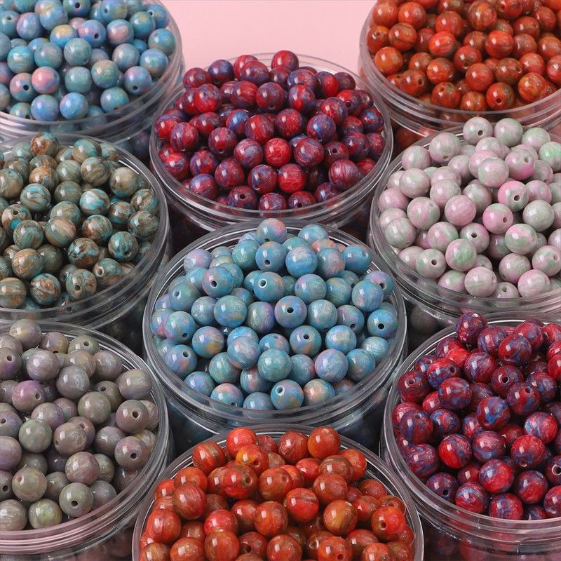 10 Stück Harz Farbverlauf Perlen