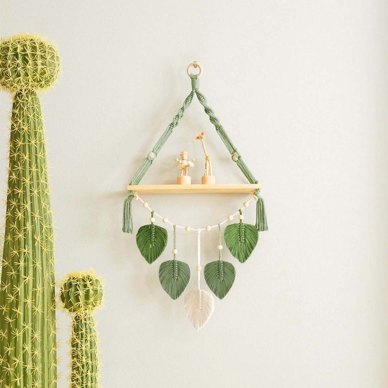Simple Style Classic Style Leaf Cotton Pendant Artificial Decorations
