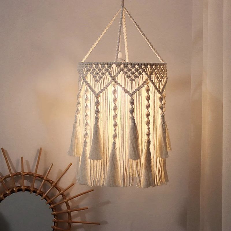 Simple Style Classic Style Solid Color Cotton Pendant Artificial Decorations
