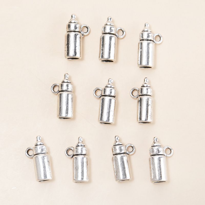 10 Pieces Simple Style Feeding Bottles Alloy Plating Pendant Jewelry Accessories