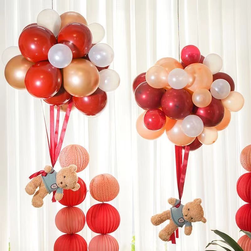 Bear Solid Color Emulsion Wedding Party Balloons
