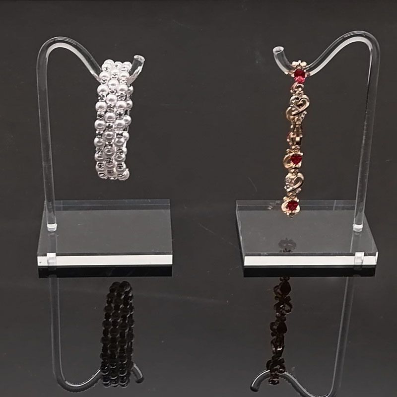 Simple Style Geometric Arylic Jewelry Rack
