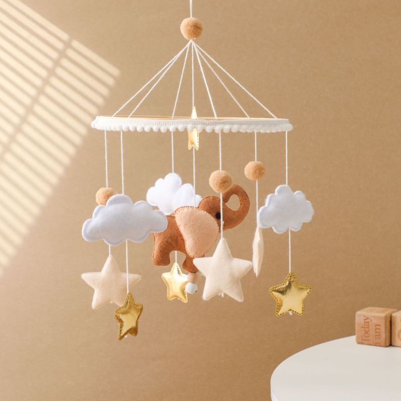 Cloche De Lit Hochet Star Coton Jouets