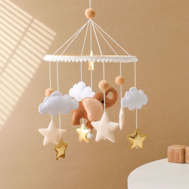 Rattle Bed Bell Star Cotton Toys