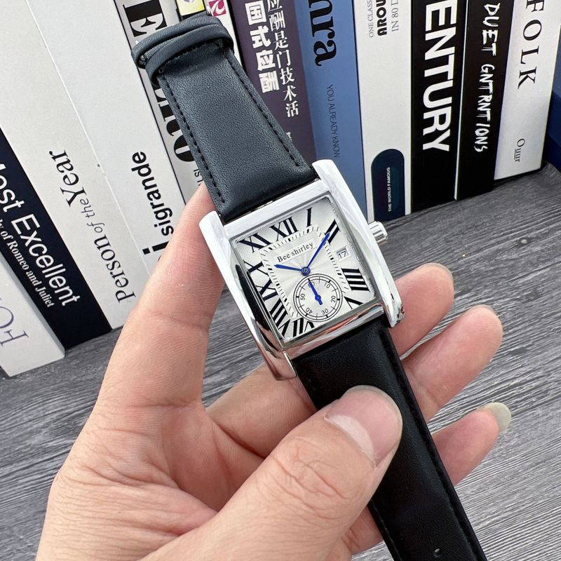 Simple Style Classic Style Color Block Buckle Quartz Men's Watches