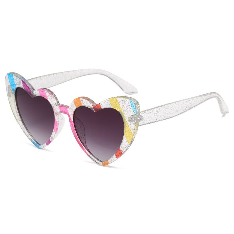 Simple Style Heart Shape Pc Cat Eye Full Frame Women's Sunglasses