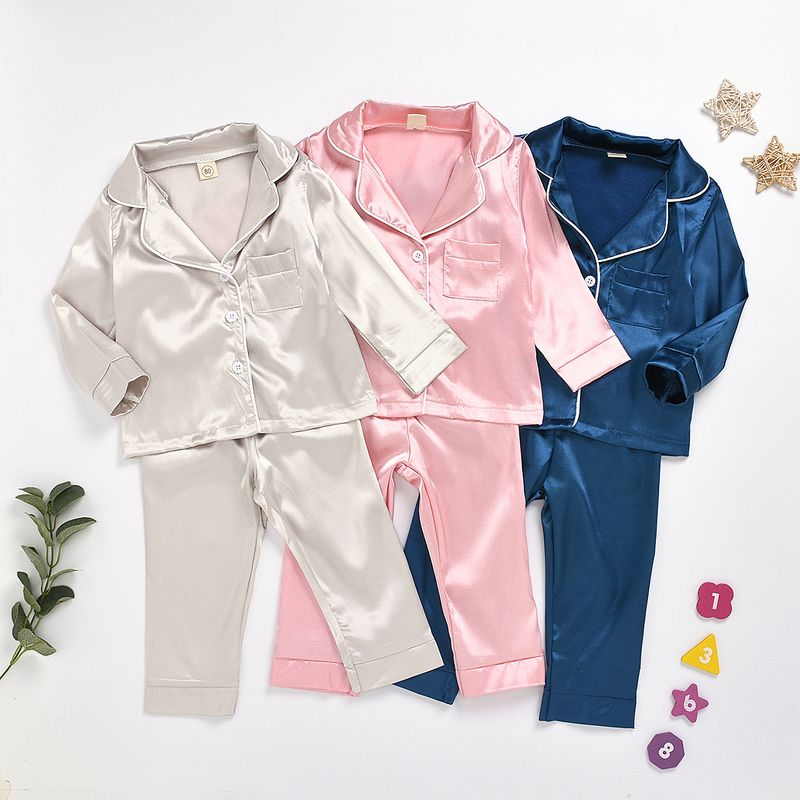 Style Simple Couleur Unie Polyester Mousseline De Soie Sous-vêtements Et Pyjamas