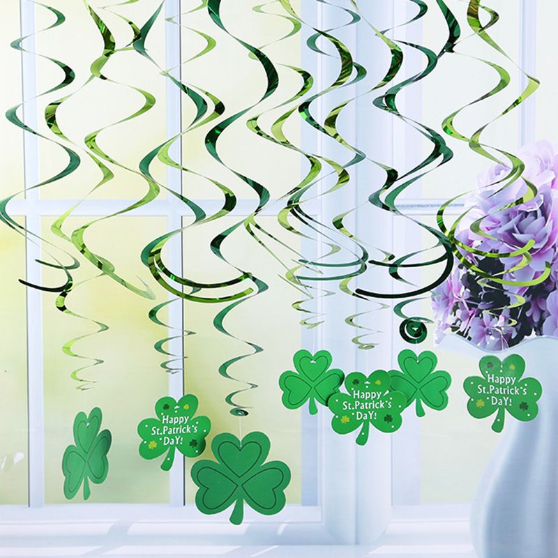St. Patrick Vintage Style Shamrock Paper Casual Daily Festival Decorative Props