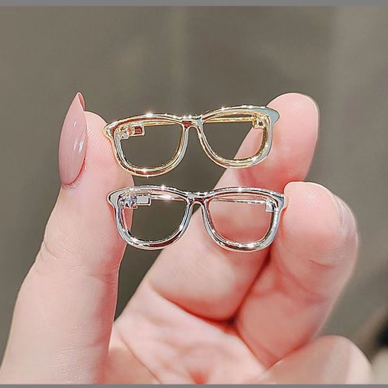 Estilo Simple Lentes Metal Enchapado Mujeres Broches