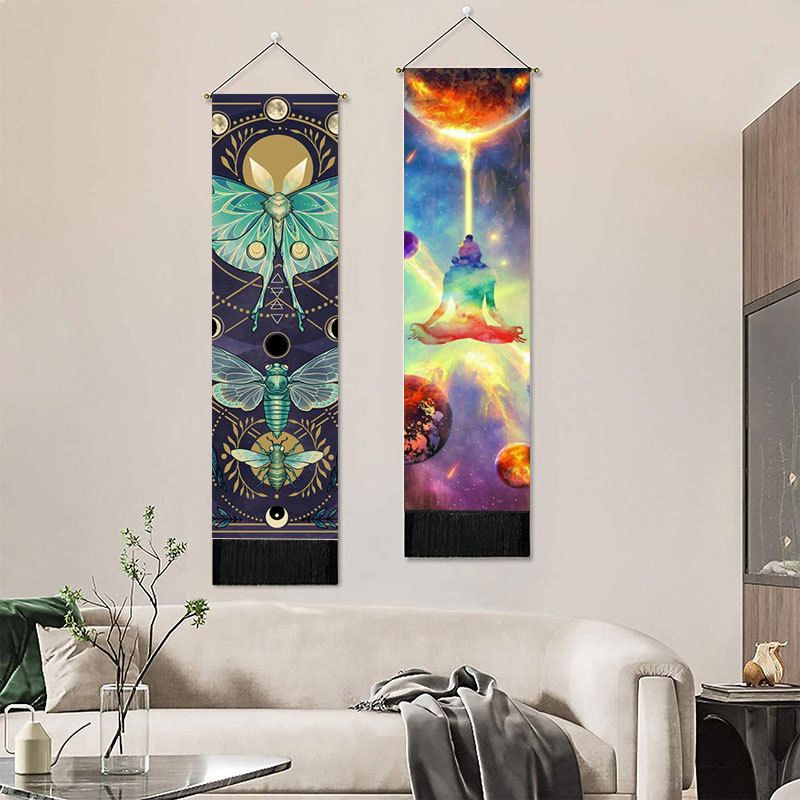 Simple Style Classic Style Landscape Polyester Pendant Artificial Decorations