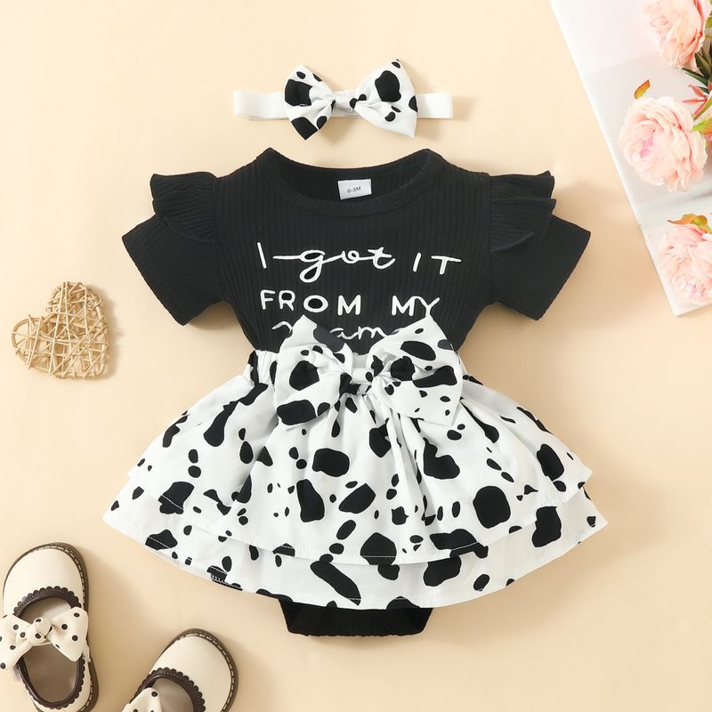 Basic Farbblock Baumwolle Baby Kleidung Sets