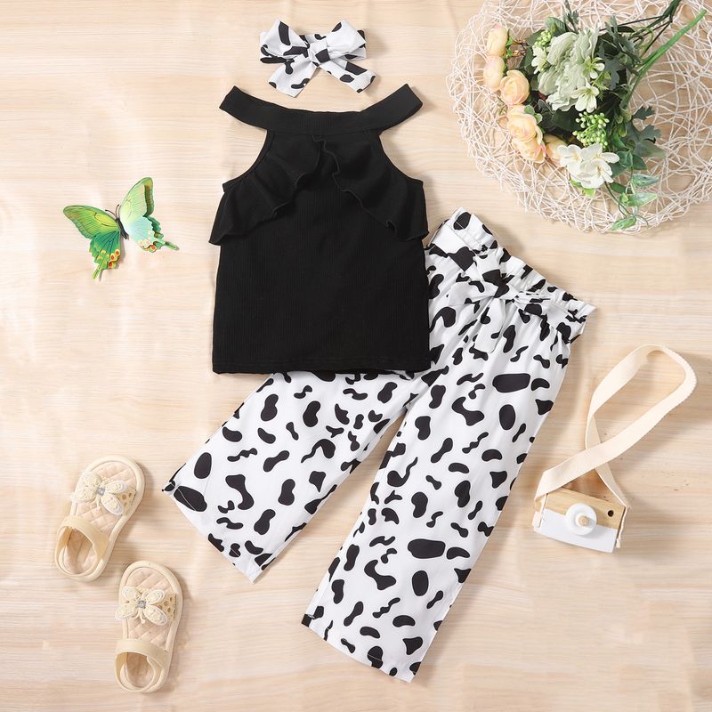 Simple Style Solid Color Cotton Baby Clothing Sets