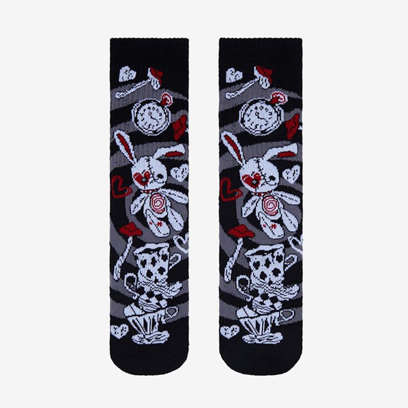 Unisex Simple Style Classic Style Color Block Cotton Printing Crew Socks A Pair
