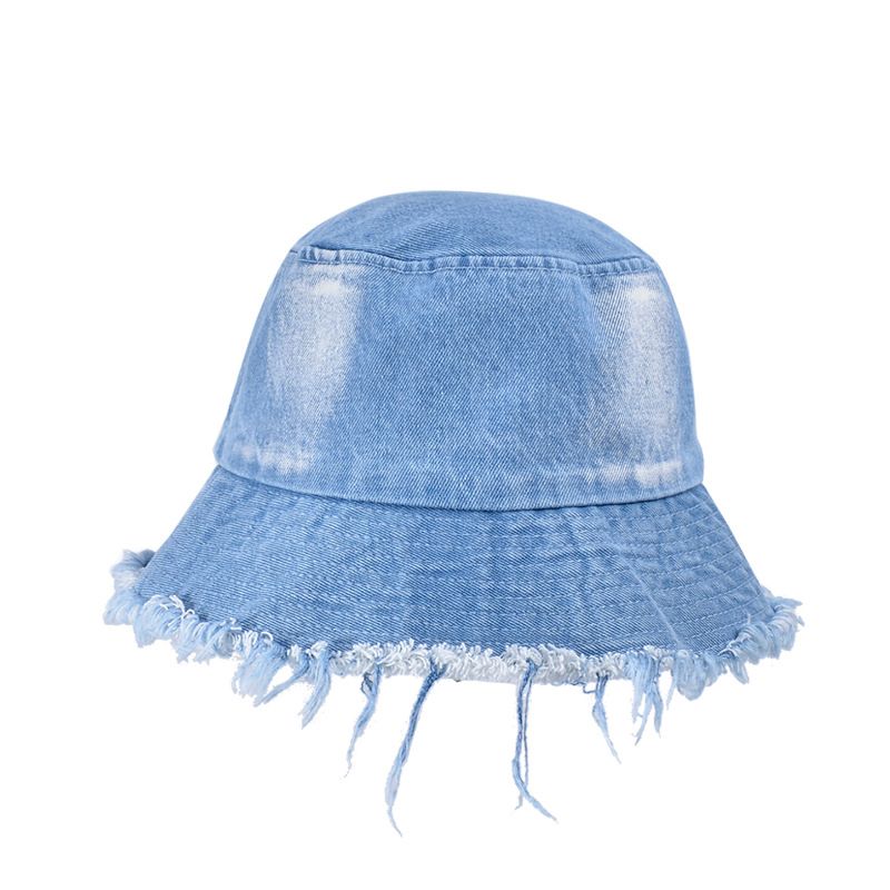 Women's Classic Style Color Block Flat Eaves Bucket Hat