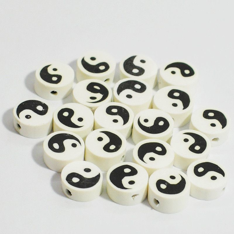 100 PCS/Package Soft Clay Gossip Beads