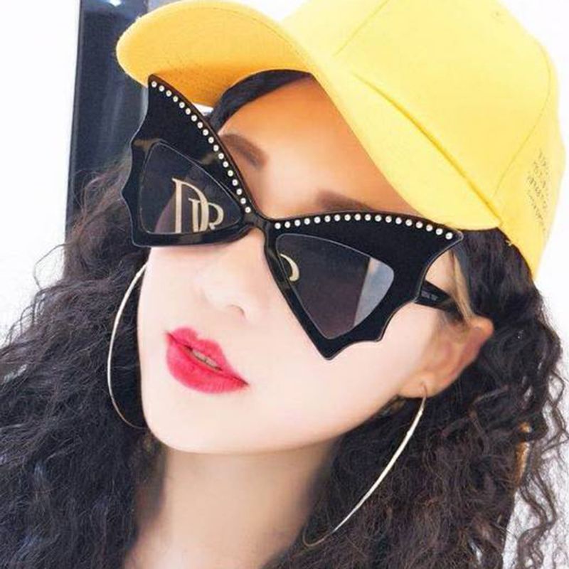 Mode Schläger Ac Schmetterlingsrahmen Vollbild Sonnenbrille Der Frauen