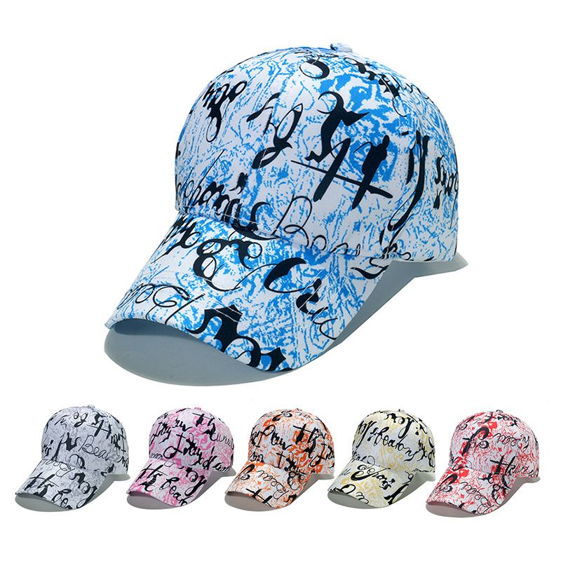 Unisex Simple Style Classic Style Letter Printing Curved Eaves Baseball Cap