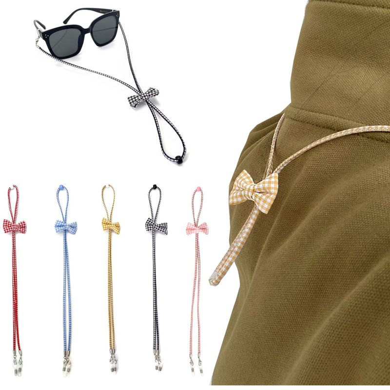 Simple Style Bow Knot Polyester Unisex Glasses Chain