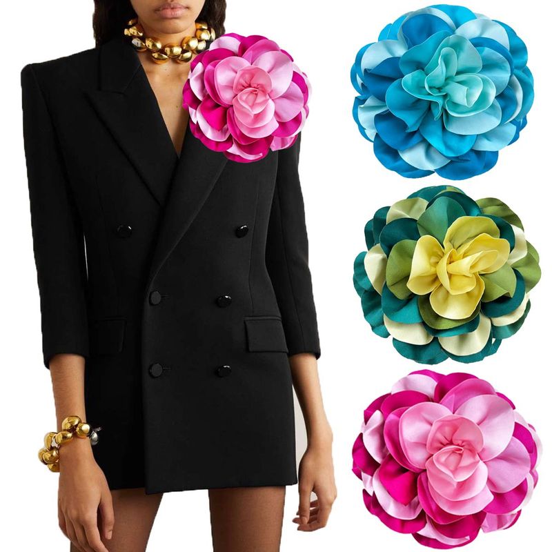 Elegant Flower Cloth Women's Corsage