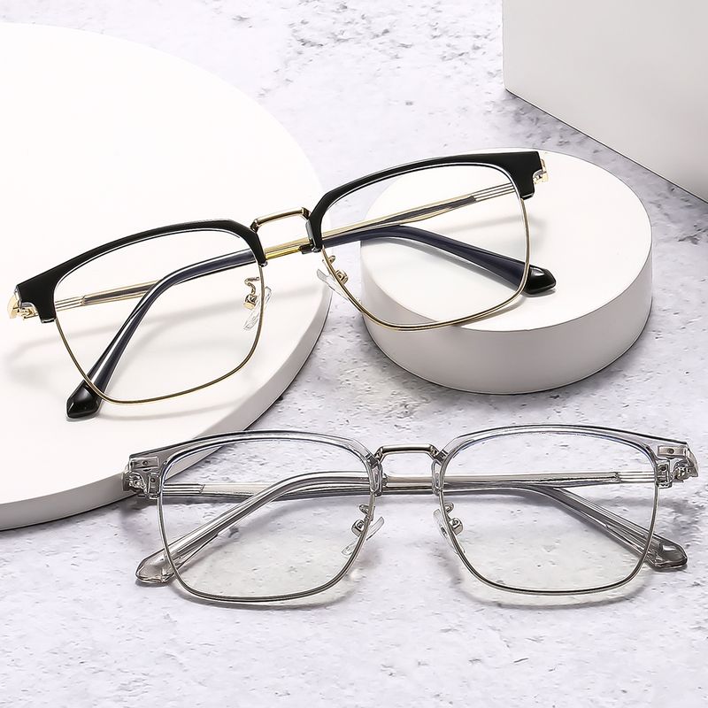 Classic Style Solid Color Ac Square Full Frame Optical Glasses